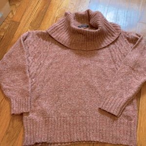 💥Tunic neck knitted sweater design on shoulders